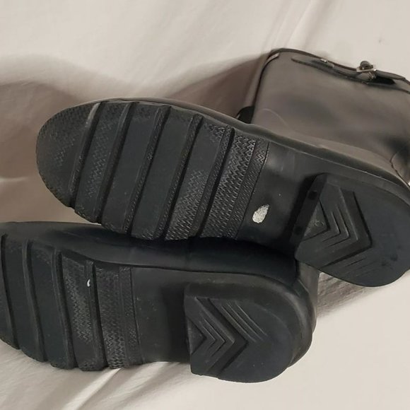 Hunter Original Tall Rain Boots Black Matte SzUS9/UK7/EU40-41 - Picture 4 of 11